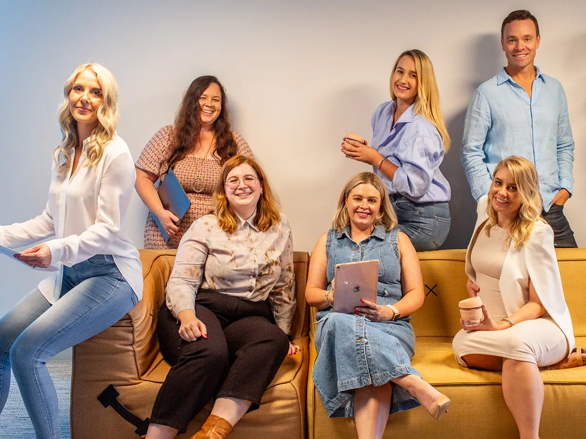 The CAKE team. CAKE was named a finalist in two categories in the Telstra Best Of Business Awards.