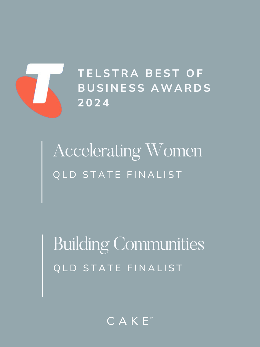 CAKE Named Finalist for Two Telstra Best of Business Awards